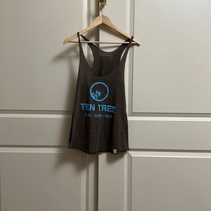 Ten Tree Tank Brown Size Large